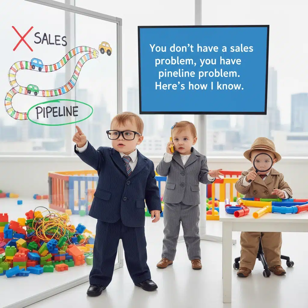You don’t have a sales problem, you have a pipeline problem. Here’s how I know.